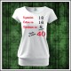 Vtipné darčeky dámske tričká na narodeniny s patentom Spolu to máme...