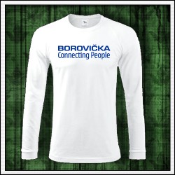 Vtipné pánske 180 g. dlhorukávové tričká Borovička