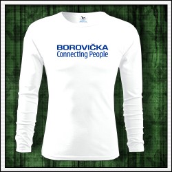 Vtipné pánske 160g. dlhorukávové tričká Borovička