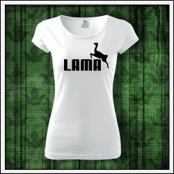 Vtipné dámske tričká Lama