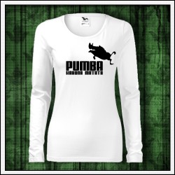 Vtipné dámske dlhorukávové tričká Pumba