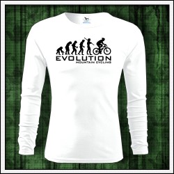 Vtipné pánske 160g. dlhorukávové tričká Evolution Mountain Cycling