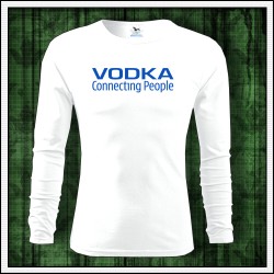 Vtipné pánske 160g. dlhorukávové tričká Vodka