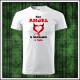 Vtipné detské tričko Som anjel s diablom v tele, darček pre diablika anjelika