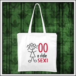 Vtipná narodeninová taška VEK a stále sexi - dámske