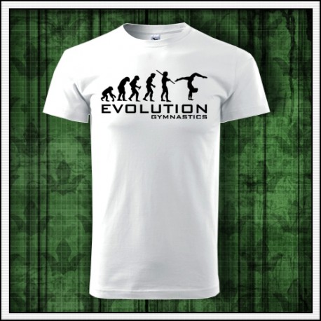 Vtipné detské tričko Evolution Gymnastics, darček pre gymnastku