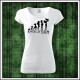 Vtipné dámske tričko Evolúcia mamy, vianočný darček pre mamu