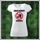 Vtipné dámske tričko na chudnutie Zákaz kŕmiť chudnem