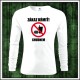 Vtipné pánske 160 g. dlhorukávové tričko Zákaz kŕmiť chudnem