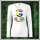 Vtipné dámske dlhorukávové tričko Gugl si pamätá
