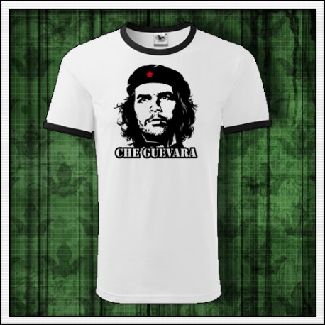 Unisex dvojfarebné tričko retro darček Che Guevara