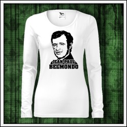 Dámske dlhorukávové retro tričko Jean Paul Belmondo