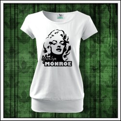 Dámske tričko s patentom Marilyn Monroe retro darcek