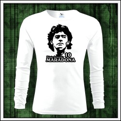 Pánske 160g. dlhorukávové tričká Diego Armando Maradona