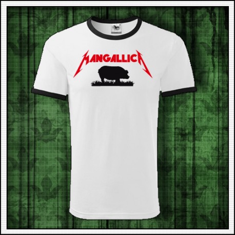 darček paródia Metallica tričko Mangallica