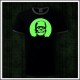 Unisex fosforové dvojfarebné tričko Frankenstein