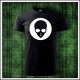 Unisex svietiace tričko s Alienom