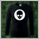 Pánske 160g. dlhorukávové fosforové tričko Alien