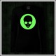 Dámske dlhorukávové fosforové tričko Alien