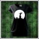 Dámske svietiace tričko s potlačou horor Zombie ruka