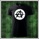Unisex svietiace tričko Anarchy